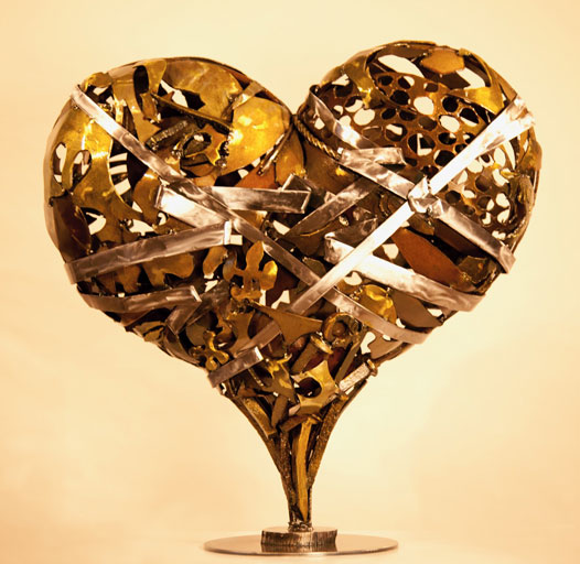Christine Knkoblauch Gold Heart